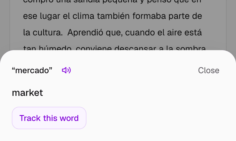 Tap-to-Translate feature illustration