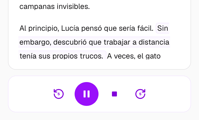 Text-to-Speech feature illustration